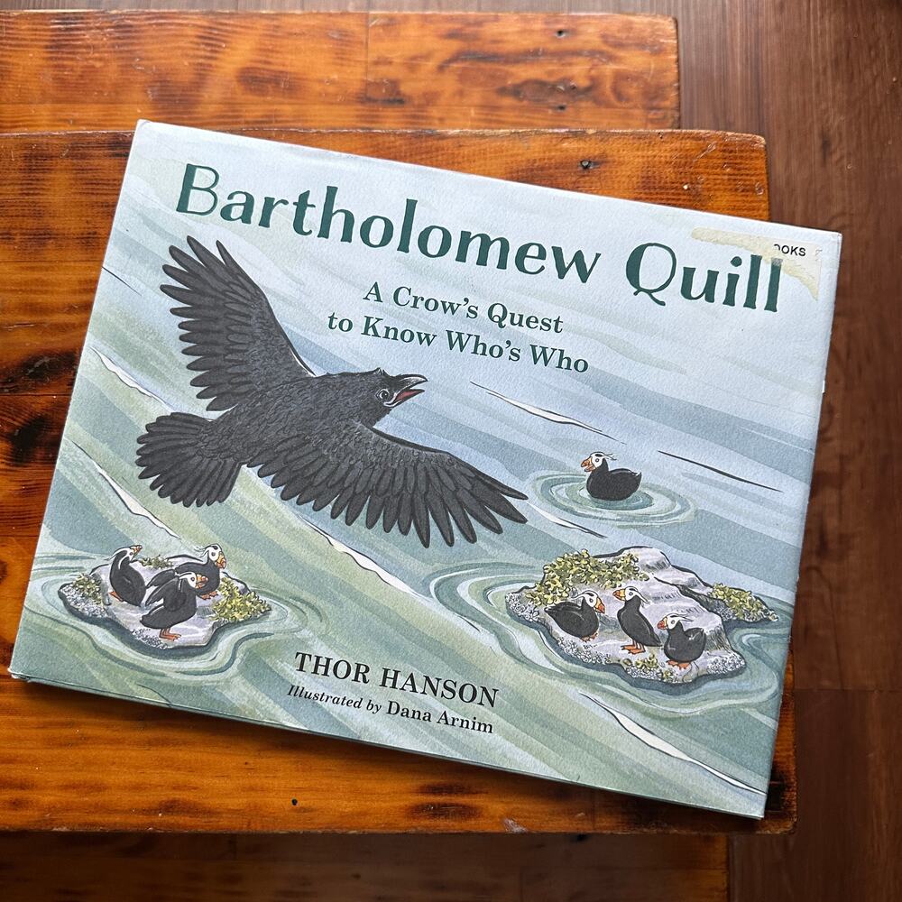 Bartholomew Quill A Crow's Quest To Know Who's Who Hardcover Book